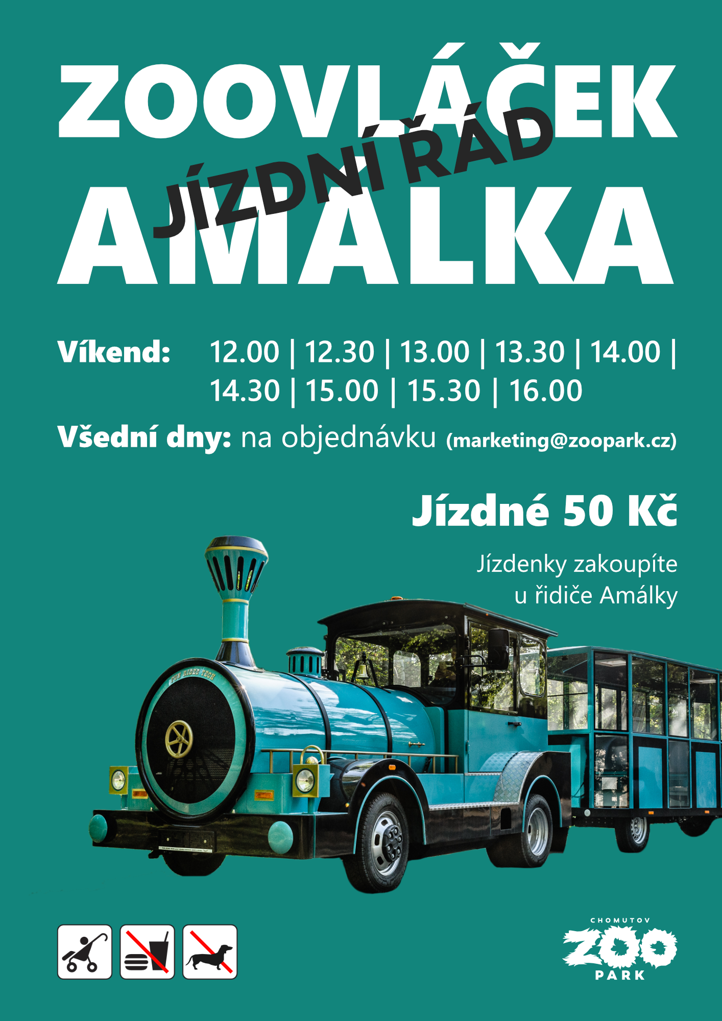 Jízdní řád Amálky mimo letní prázdniny Jízdní řád Amálky mimo letní prázdniny